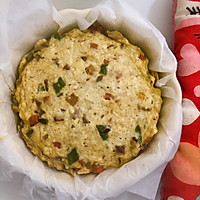 蔬菜火腿豆腐蛋糕｜微波炉版的做法图解7