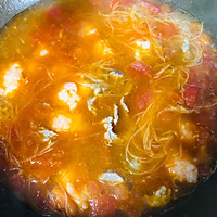 番茄蝦滑牛肉米粉雞湯的做法图解9
