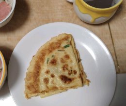 鸡蛋饼 egg pancake的做法