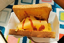 蟹棒厚蛋烧三明治的做法