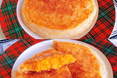 蜜薯玉米杂粮饼