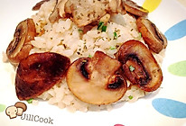 意式风情•松茸蘑菇炖饭的做法