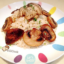 意式风情•松茸蘑菇炖饭