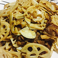 藕片炒肉的做法图解11