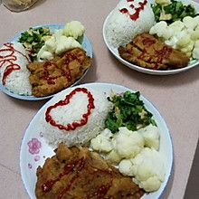 花样猪扒饭