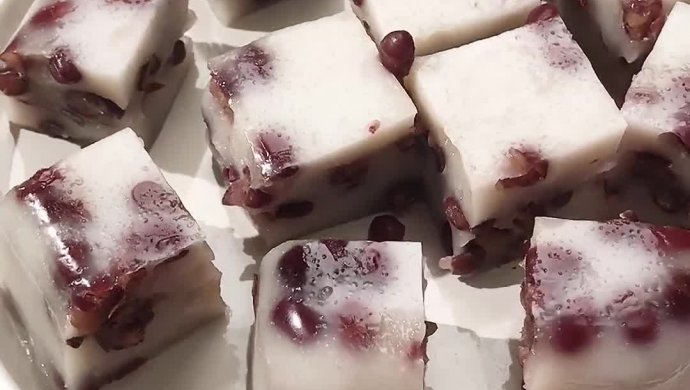 教你做香甜软糯的红豆椰汁糕，超好吃的小甜品