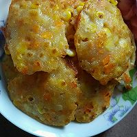 玉米胡萝卜烙饼的做法图解5