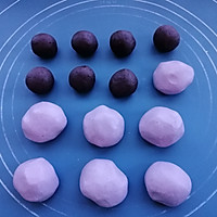 紫薯粘豆沙包的做法图解4