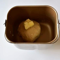 网纹豆沙夹层面包#东菱魔法云面包机#的做法图解3
