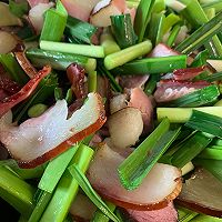 #我为奥运出食力#蒜苗炒腊肉的做法图解8