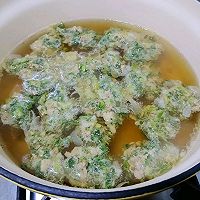 #减一点更好#荠菜肉丸汤的做法图解5