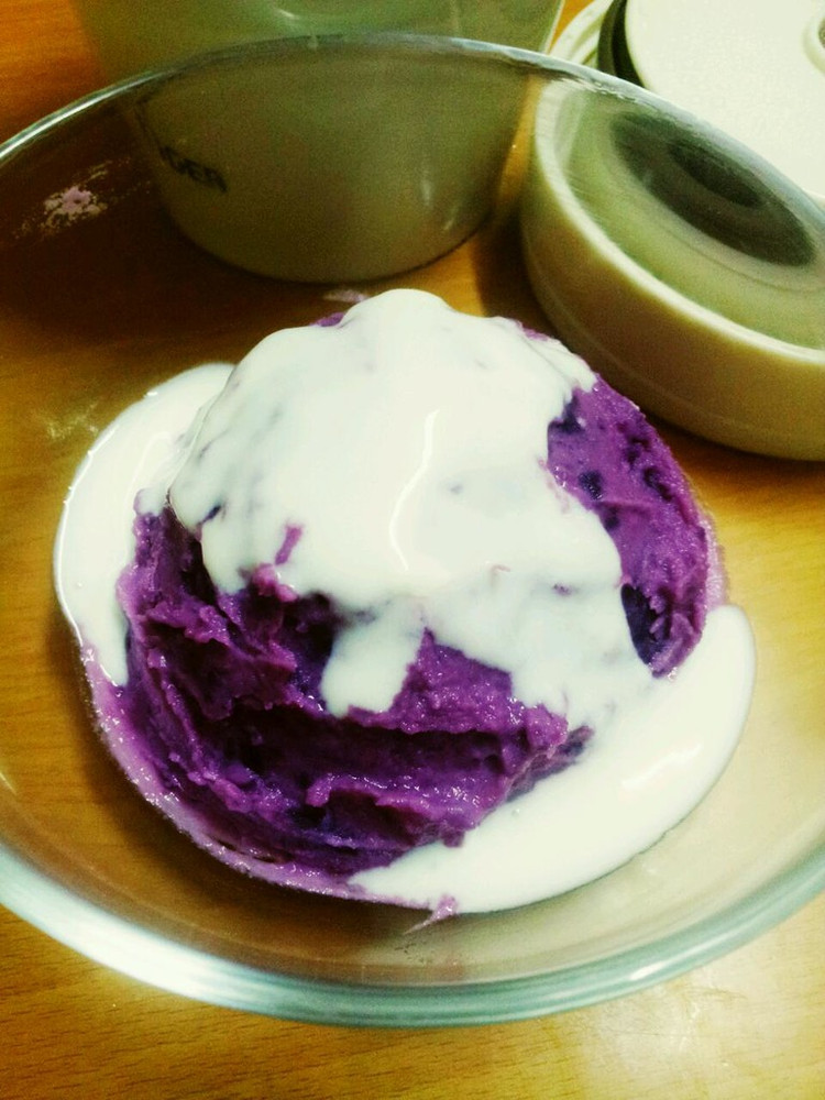 酸奶紫薯的做法
