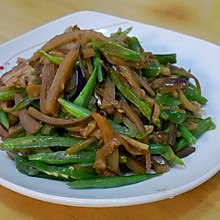 四季豆茄子丝