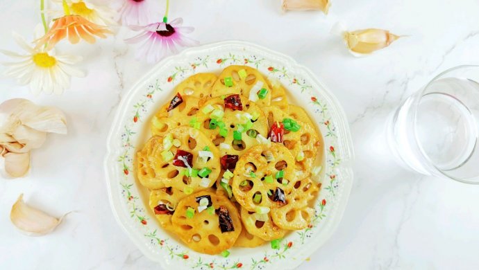 清炒莲藕片