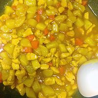 香浓咖喱土豆盖饭的做法图解7