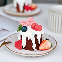 浪漫情人节巧克力雪顶蛋糕❤️的做法图解21