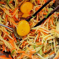 金黄胡萝卜土豆饼的做法图解6