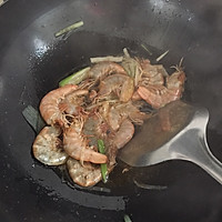 油菜大虾的做法图解1