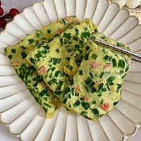 #春天的鲜味#韭菜鸡蛋饼的做法图解7