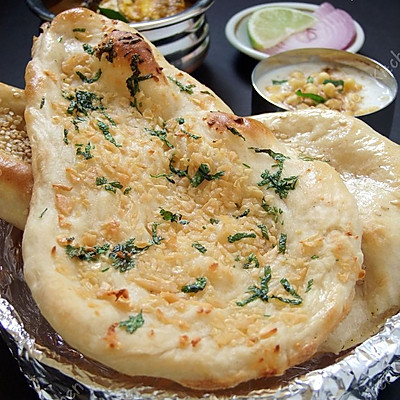 印巴美食 【烤箱版印度馕】 （Naan）