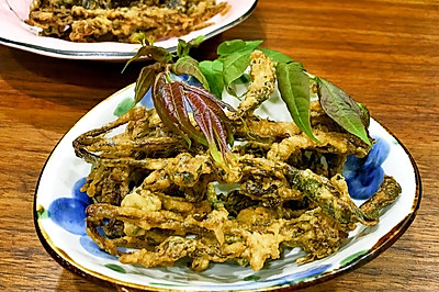 炸香椿