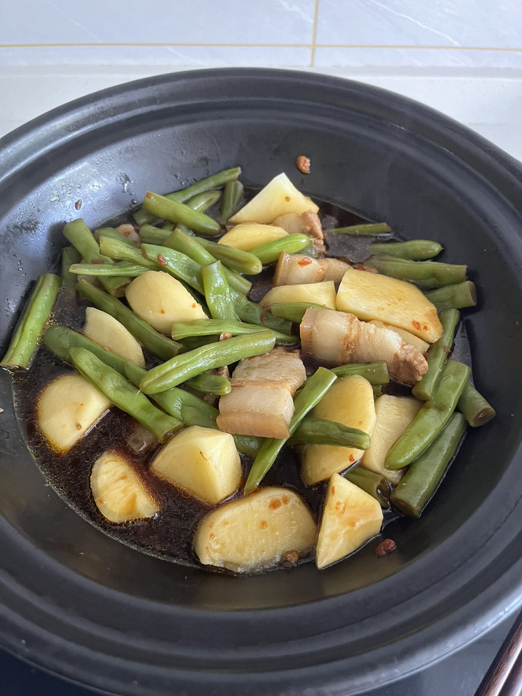 豆角炖土豆的做法
