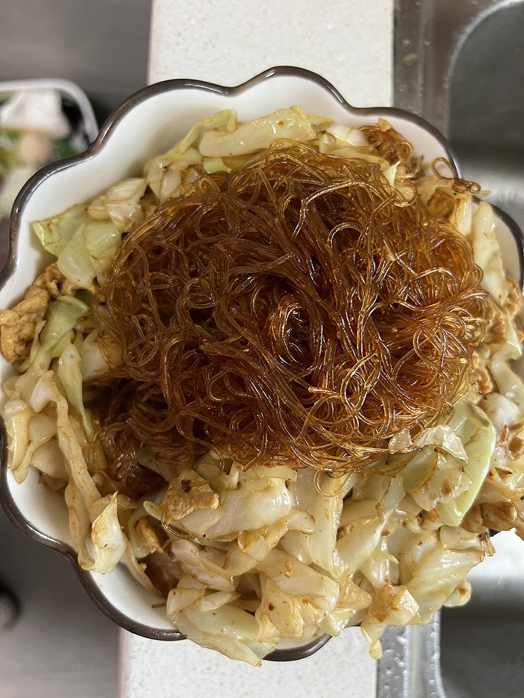 包菜粉丝的做法