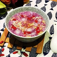酒酿紫薯圆子的做法图解8
