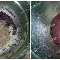 紫薯樱花饼干，有颜更好吃#浪漫樱花季#的做法图解6