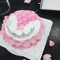 情人节【专属】女王礼服蛋糕裱花的做法图解15