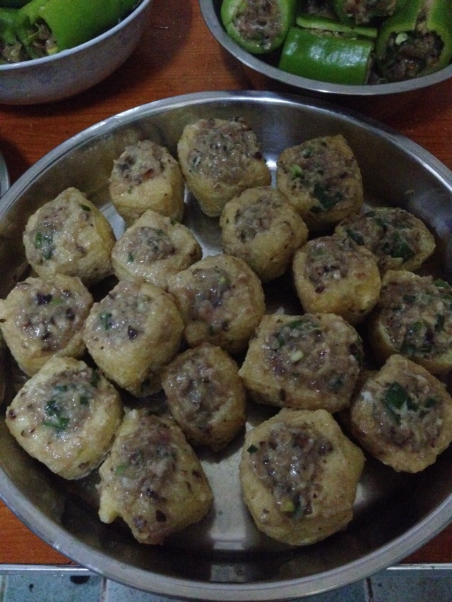 连州风味（酿辣椒，酿油豆腐）的做法图解10