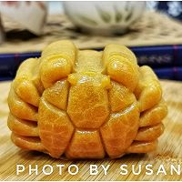 网红螃蟹月饼—广式奶黄馅的做法图解23