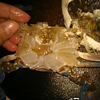 台山豆豉蒜头蒸花蚧(蟹)的做法图解5