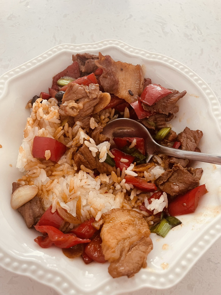 香喷喷的肉汤泡饭的做法