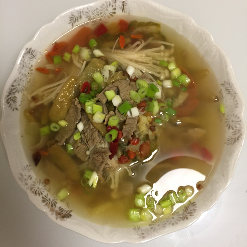 超级简单酸汤肥牛的做法图解3