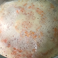 胡萝卜牛奶汤#柏翠辅食节-营养佐餐#的做法图解6