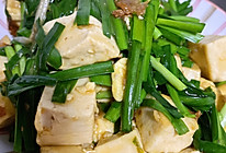 家常菜-韭菜烧豆腐的做法