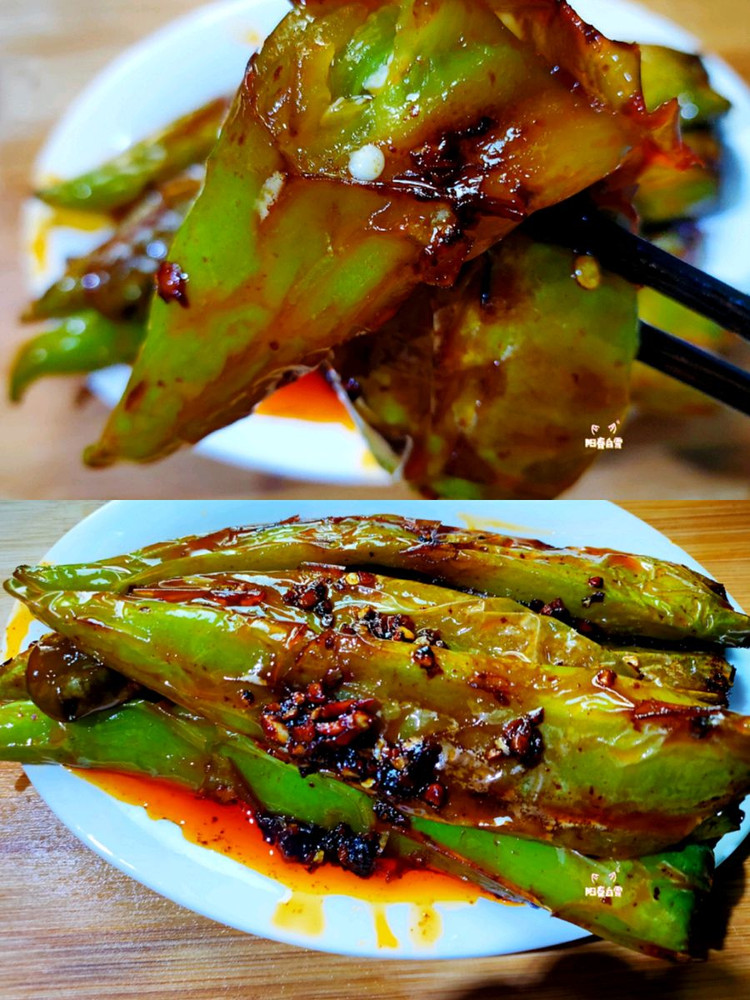 巨下饭的虎皮青椒❗️虎皮尖椒❗️下饭菜家常菜 简单易学的做法