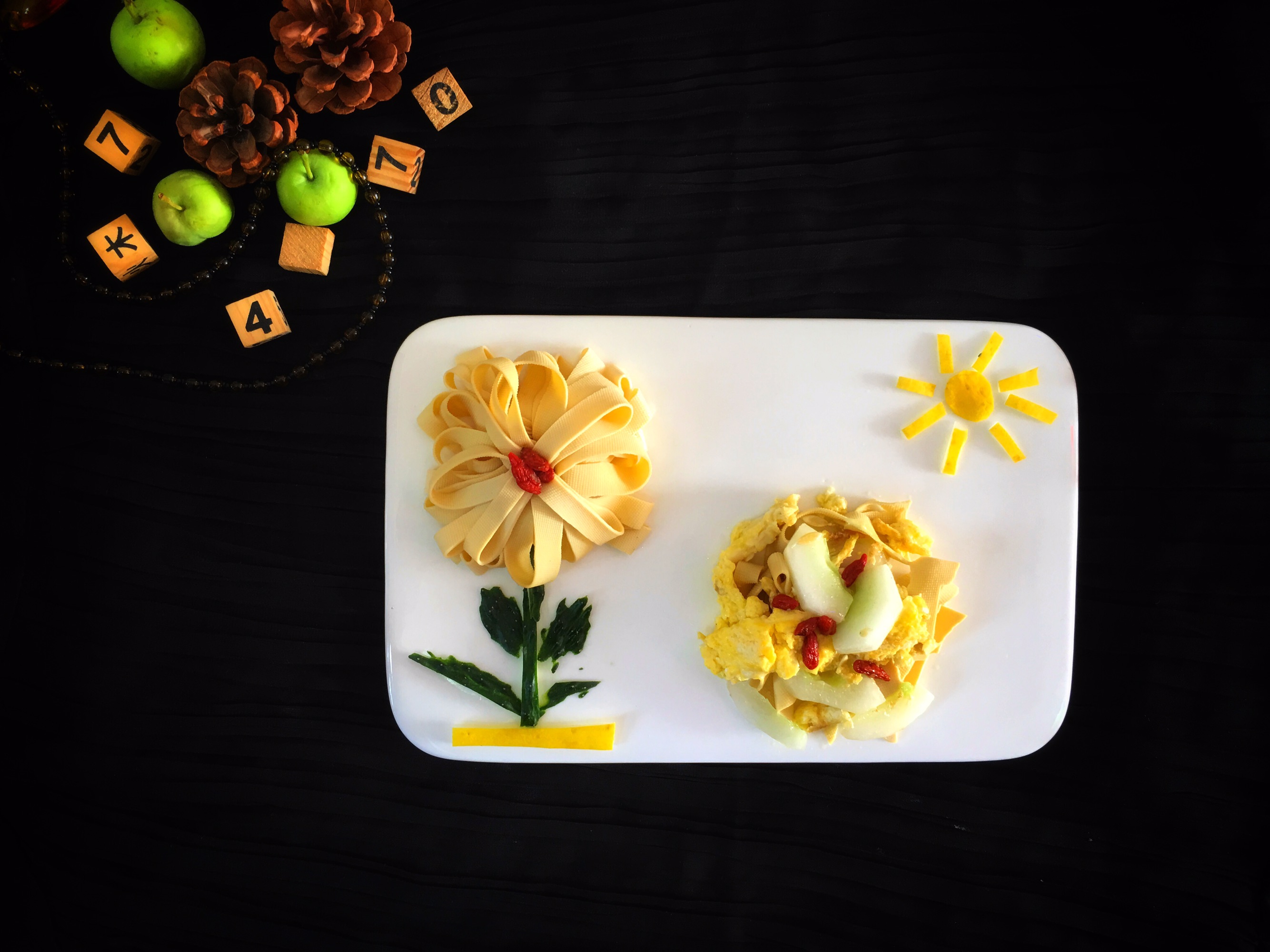 Kwai, a cucumber scrambled egg.
