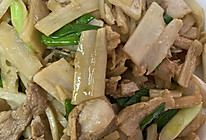 莲藕炒肉片的做法