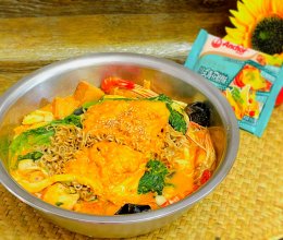 #芝士盖被 爆改芝味#青花椒芝士味麻辣烫的做法