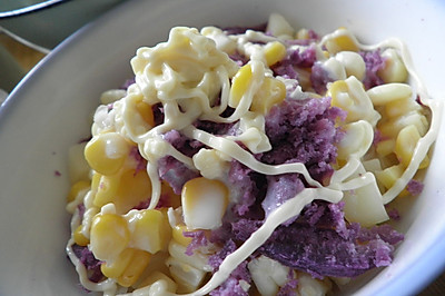香甜玉米紫薯沙拉