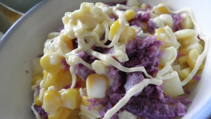 香甜玉米紫薯沙拉