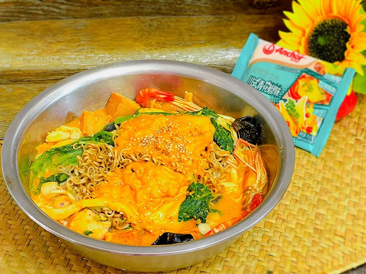 青花椒芝士味麻辣烫的做法