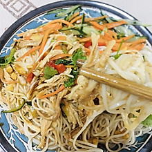 #一周减脂不重样#鸡丝凉面