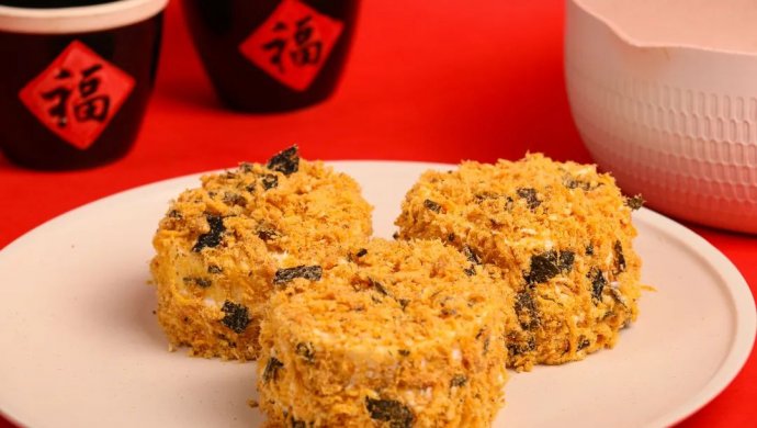 升级版肉松小贝蛋糕