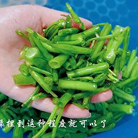 #嗨fun暑假#炒菜空心菜的做法图解4