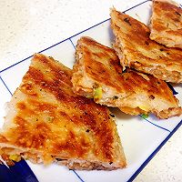 不用和面，外酥里嫩的手抓饼版-快手香酥肉饼的做法图解9