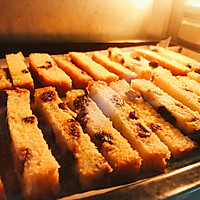 宝宝喜欢的小零食 蜂蜜牛奶烤面包干#单挑夏天#的做法图解7