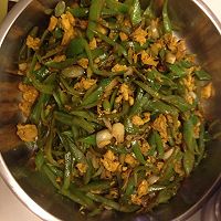 刀豆炒鸡蛋的做法图解4